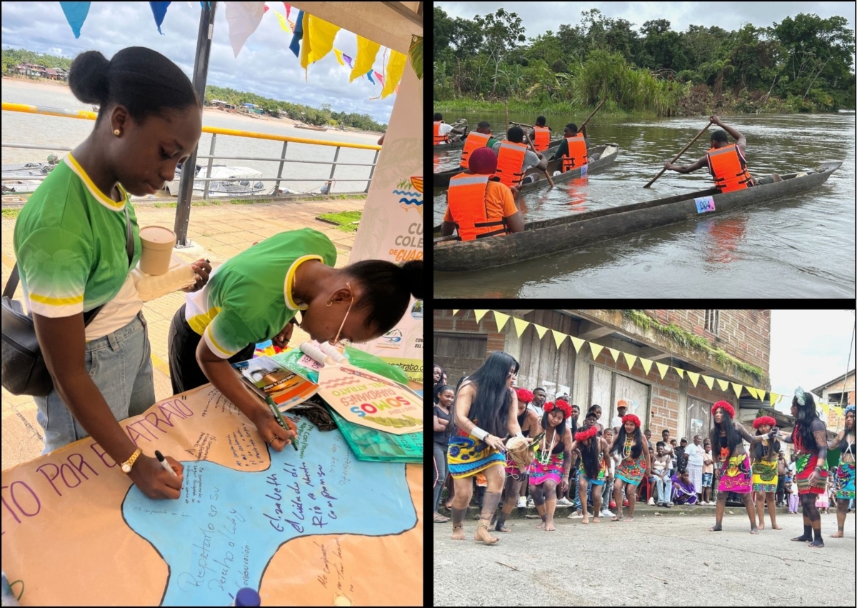 Interethnische Aktivitäten beim Atrato Fest