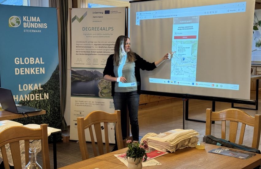 Vortragende bei Präsentation